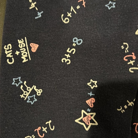 LAST CHANCE - Adorable unique EUC fleece leggings Size 104/110 - Picture 3 of 6